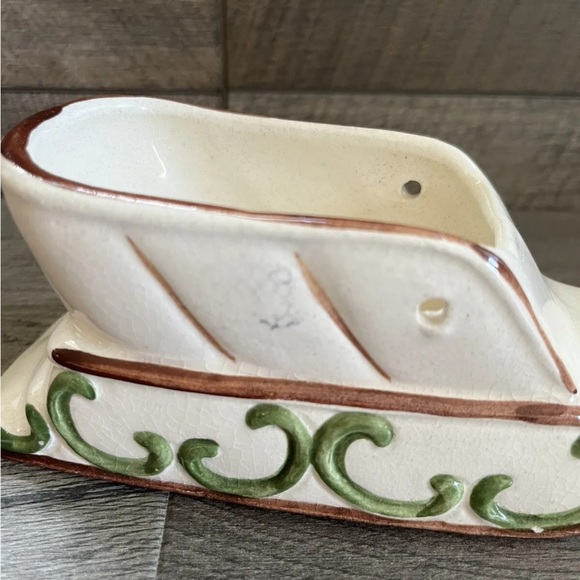 Vintage Christmas MCM Retro Deer Sleigh Art Pottery Rio Hondo Ceramic Reindeer - Picture 7 of 12